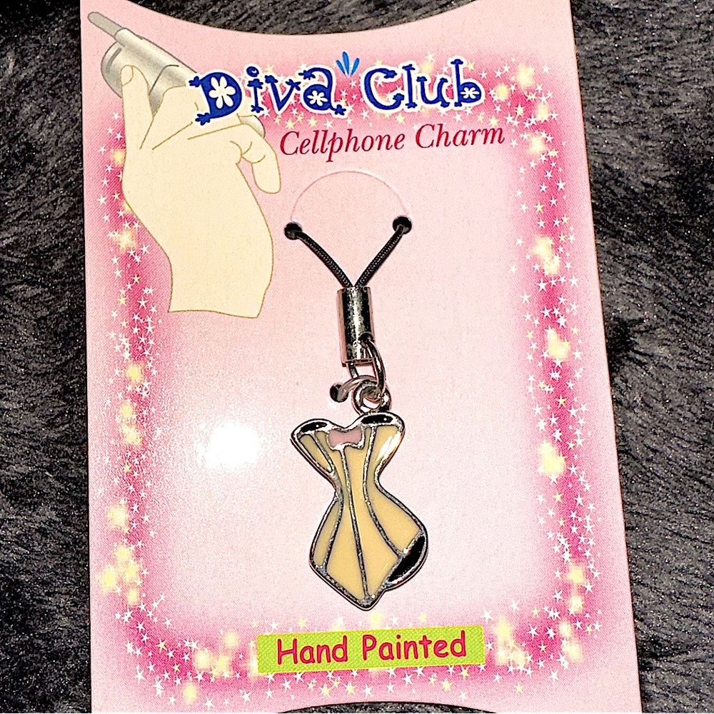 Vintage cell phone charm